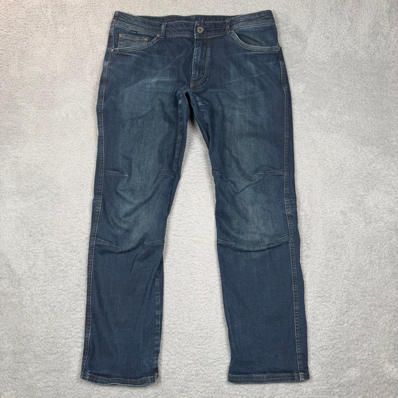 Kuhl Other - Kuhl Kanvus Jean Mens 39x31.5 Dark Wash Blue Articulated Knee Outdoor Pants